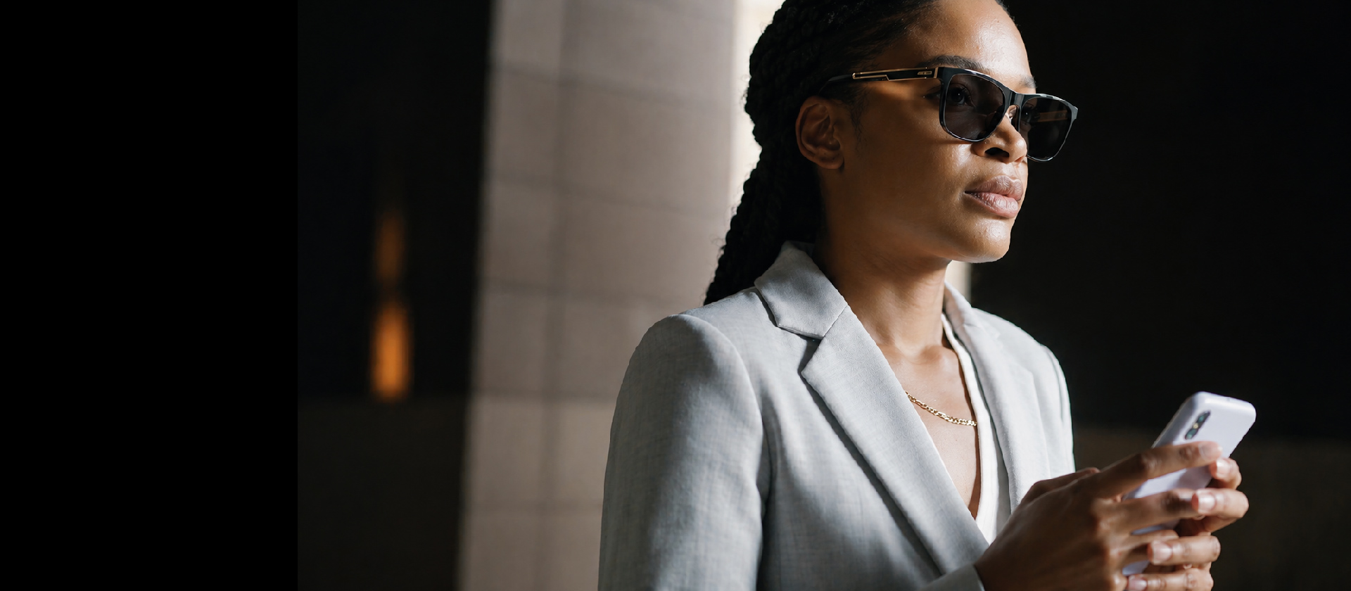 Woman wearing Neochromes lenses